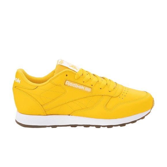 Wmns Classic Leather Toxic Yellow Gum - Picture 4 of 10